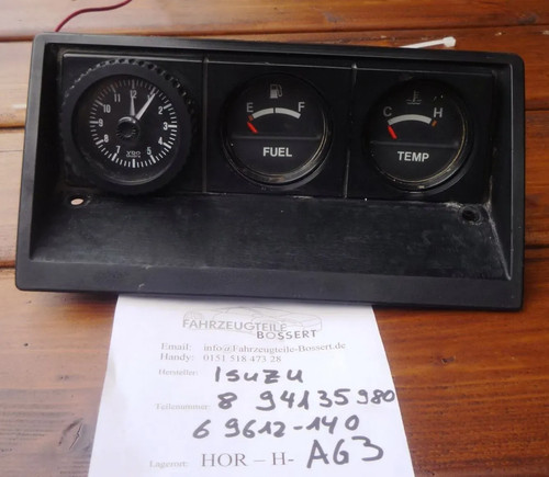Isuzu trooper uhr benzinuhr - isuzu,